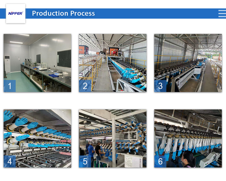 Safety Nitrile Gloves Latex Glove For Medical Examination