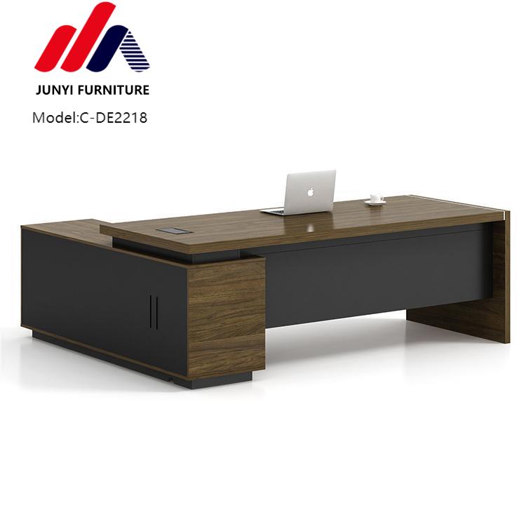 Extendable Wooden Executive Desk Customized Office Furniture for President and Staff