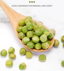 China Healthy Snack Wasabi Coated Green Peas Crisp Texture Mustard Green Peas wholesale