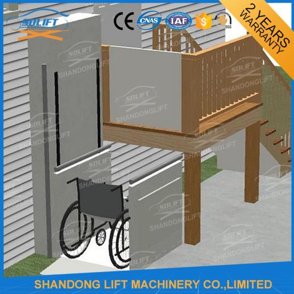 Hydraulic Disabled People Hydraulic Aluminium Alloy Wheelchair Lift
