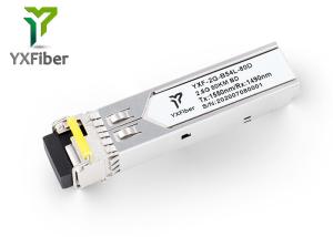 China Tx1550nm/Rx1490nm 80km 2.5Gbps BiDi SFP Single Mode 2.5G SFP Transceiver wholesale