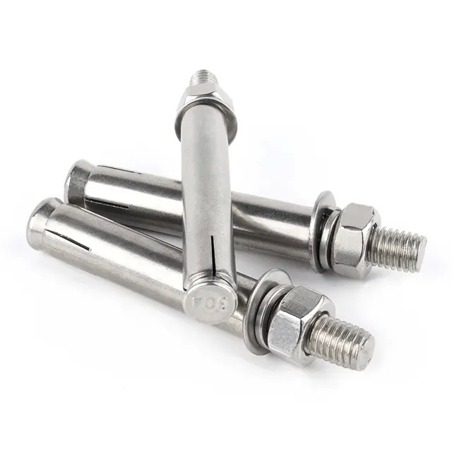 M20 Stainless Steel Anchor Expansion Bolt Carbon Steel Zinc Plated Wedge Anchor