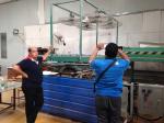 acrylic shower tray making skills training--customer from Egypt