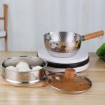 Multi Cooking Steam Pot 2 Tiers Stainless Steel 304 Long Service Life