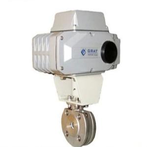 China High Temperature Electric Actuated Ball Valve IP67 Thin Type Wafer Ball Valve wholesale