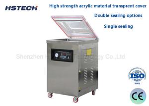 China Stainless Steel Chamer High Strength Acrylic Material Transprent Cover Big Chamber Vacuum Packing Machine wholesale