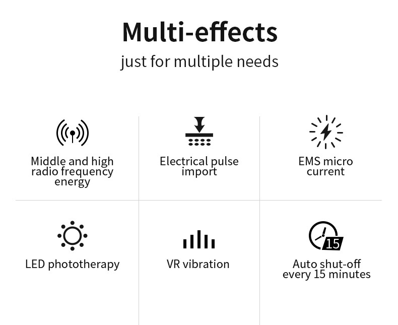 Remove Wrinkle DC12V 90KHZ Multifunctional Beauty Instrument