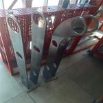 Indoor Stainless Steel Staircases glass Railing Post satin finish made in China