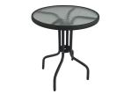 Waterproof Steel Frame Tempered Glass Outdoor Table EN581 Approved