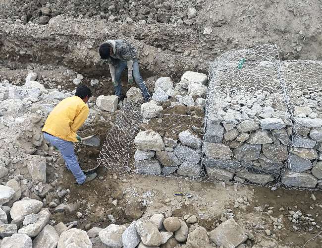 ASTM 975  Type Retaining Wall System Metal Gabion Baskets