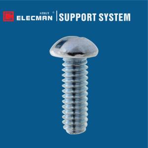 China Galvanized Carbon Steel Slotted Strut Fasteners Round Button Head Cap Screw wholesale