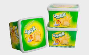 China 750ml Biscuit Food Disposable Plastic Containers Eco-Friendly Europe Pack wholesale