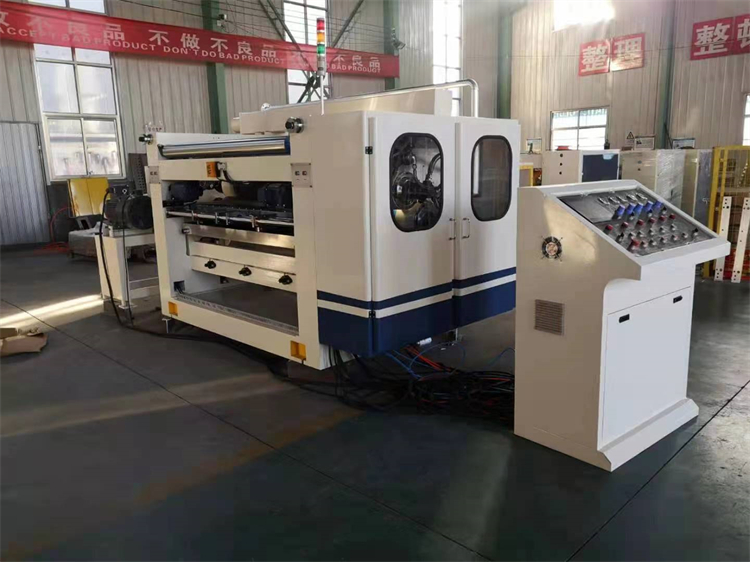 Electric-Pneumatic Driven Single Facer Unit for Home Corrugated Cardboard Production Line