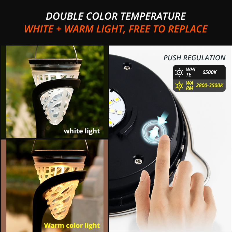 Solar Flower Garden Light Landscape Solar Lawn Light Outdoor Waterproof Solar Lantern