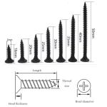 Custom Small Wooden Drywall Screws Metric Black DRY Wall Screw