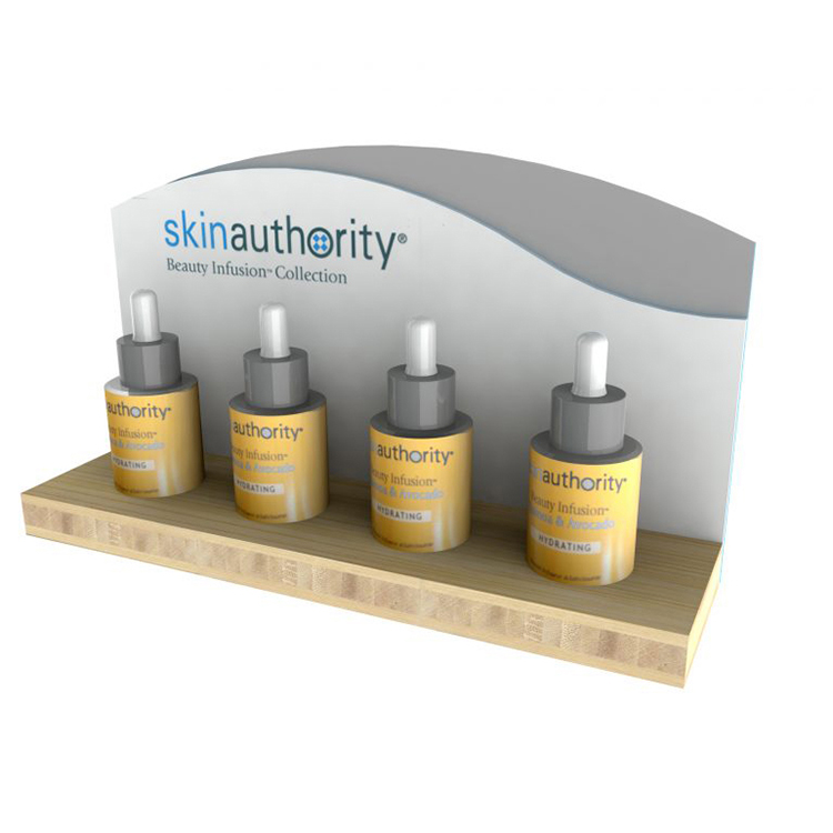 Countertop Essential Oil Display Rack Bamboo Wooden Essential Oil Display Stands Boutique