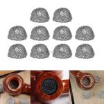Tobacco Smoking Pipe Metal Filter Screen Steel Mesh Rimmed Dome Bong Shake