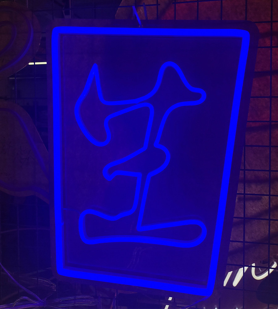 Kanji neon sign neon signs for office blue neon sign neon text sign