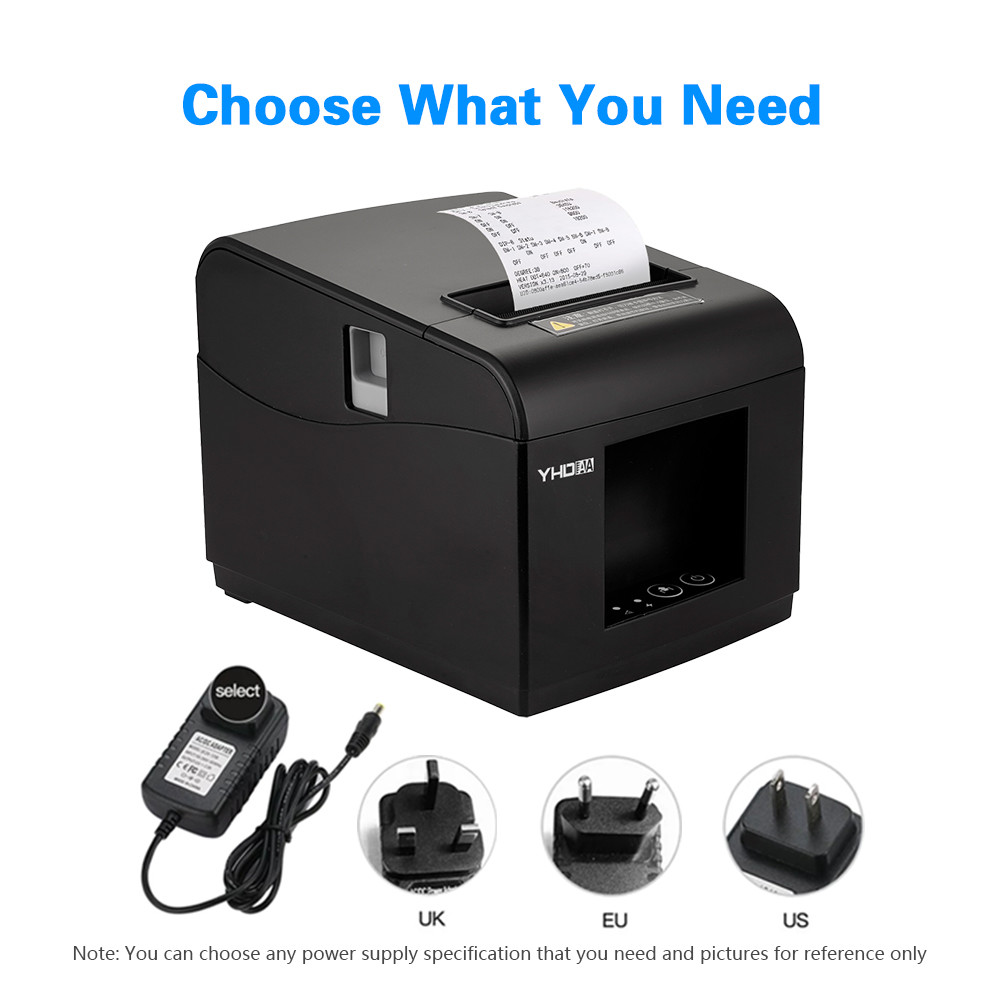 Desktop Receipt 80 Mm Thermal Printer For Pos System Printing YHD-80E