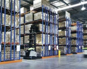China warehouse storage double pallet racking system wholesale