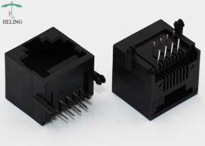 China Female Single Port RJ45 Through Hole Connector MJ552188-B411-HRN1 on sale