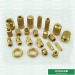 Customized Designs CPVC Fittings PVC Fittings Brass Inserts Brass Color Female