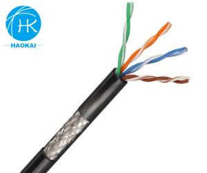 China HDPE Outdoor SFTP CAT5E Patch Cable LAN Ethernet Network Cable on sale
