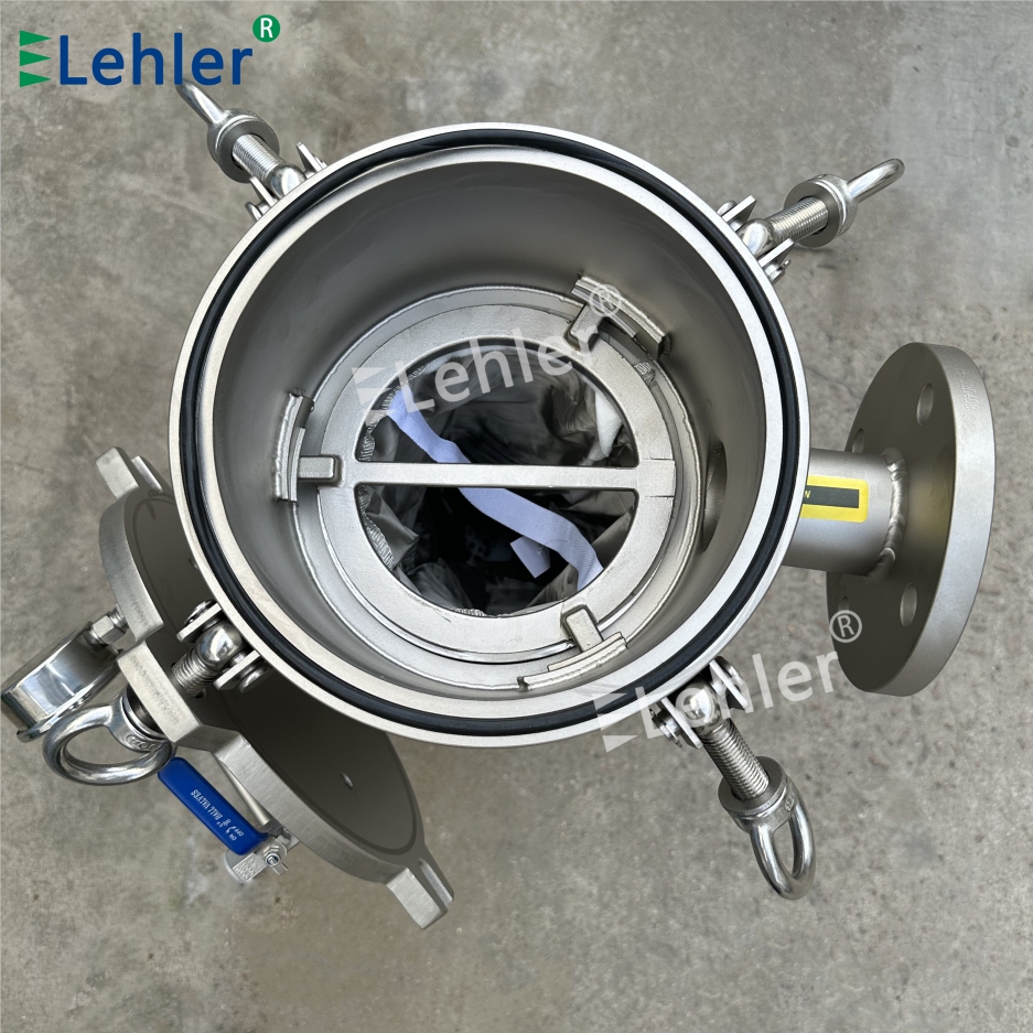 Bag Type Stainless Steel High Efficiency Pre Filtration Oil Filter With Housing For Edible Oil