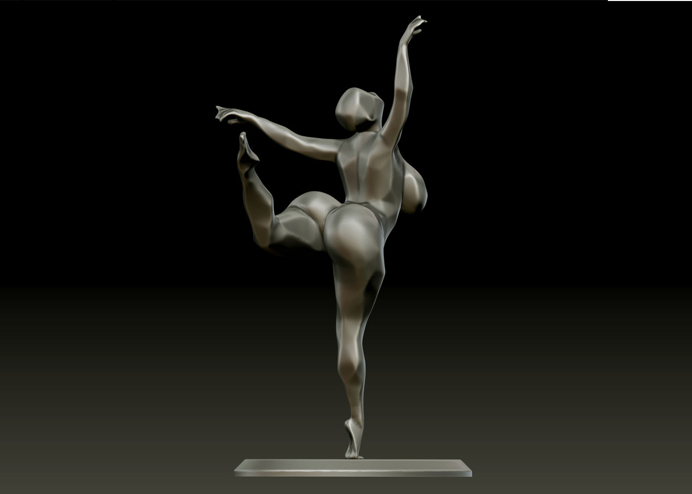 Decoration Garden Art Bronze Antique Ballerina Sculpture