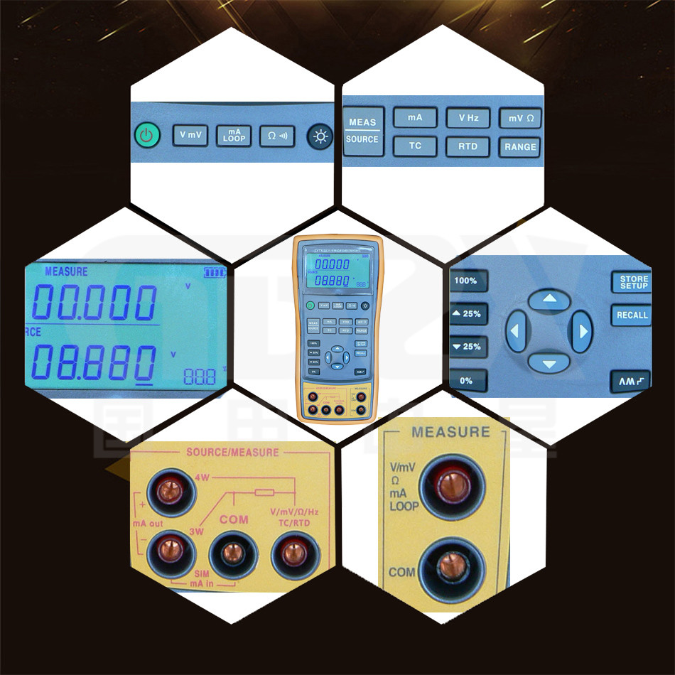 DC24V Handheld Multifunction Process Calibrator For Site