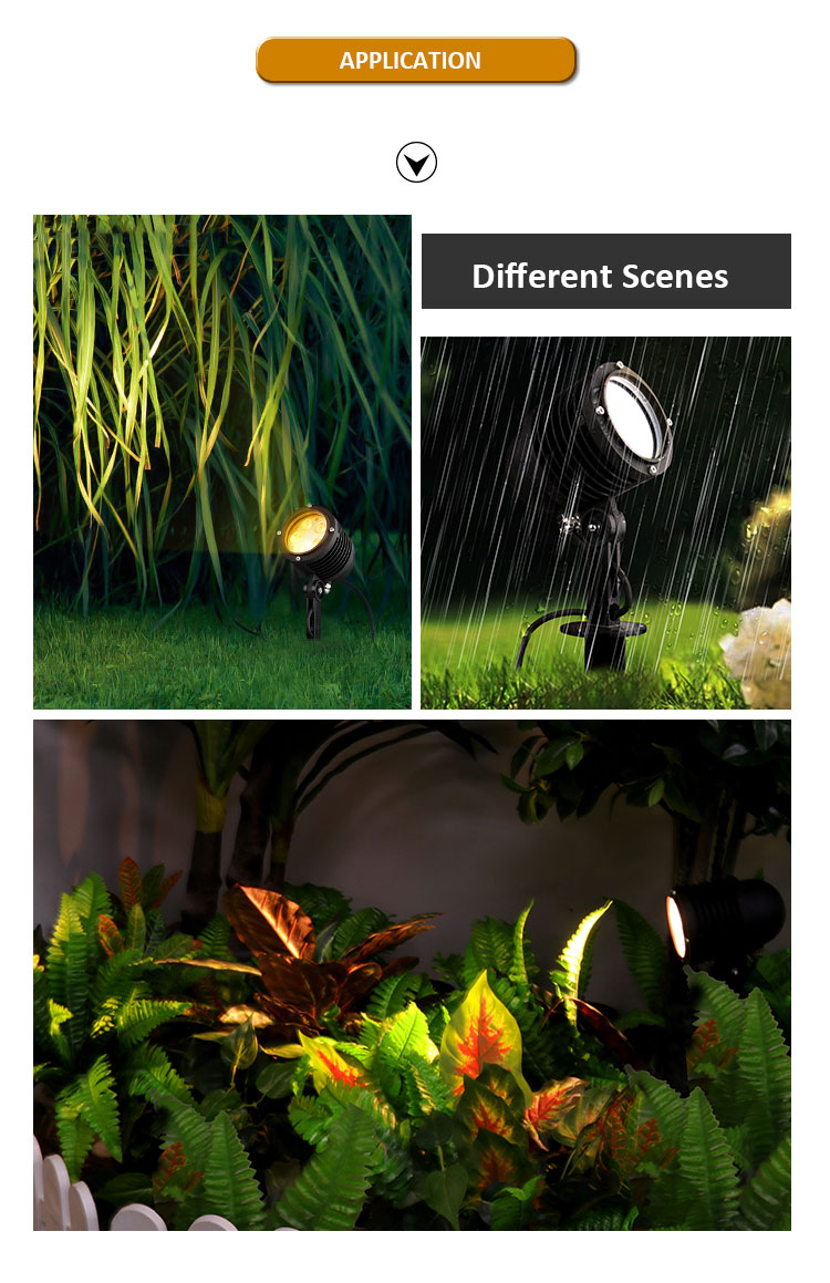 Adjustable Angle LED Garden Spot Light 2700k - 6500k IP65 Outdoor Tree Light Projector