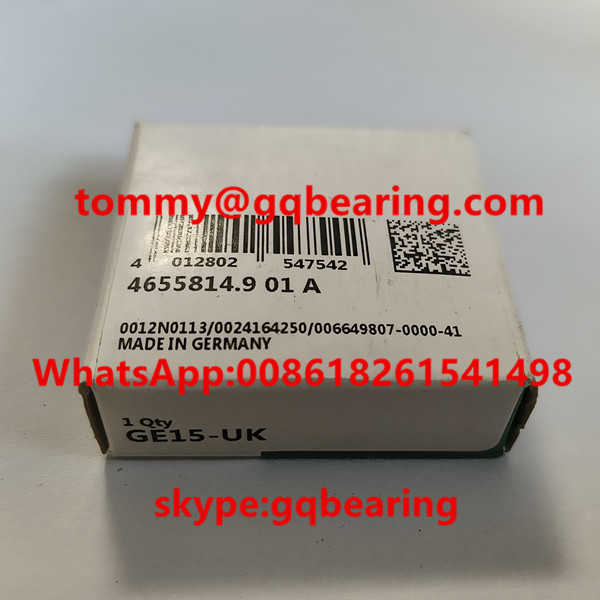 INA GE15-UK 4655814.9 01 Radial Spherical Plain Bearing With PTFE Composite Material