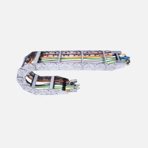 China Custom Made Steel Cable Drag Chain Cable Carrier 47mm 58mm 68mm Inner Height For Machine Tool wholesale