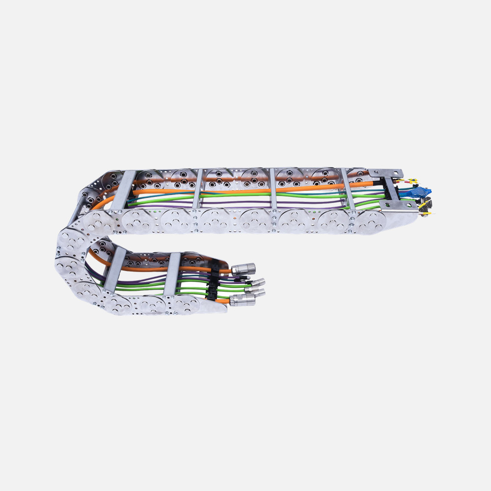 Customized Industrial Bridge Type Steel Drag Chain Wire Carrier Radius 18-250