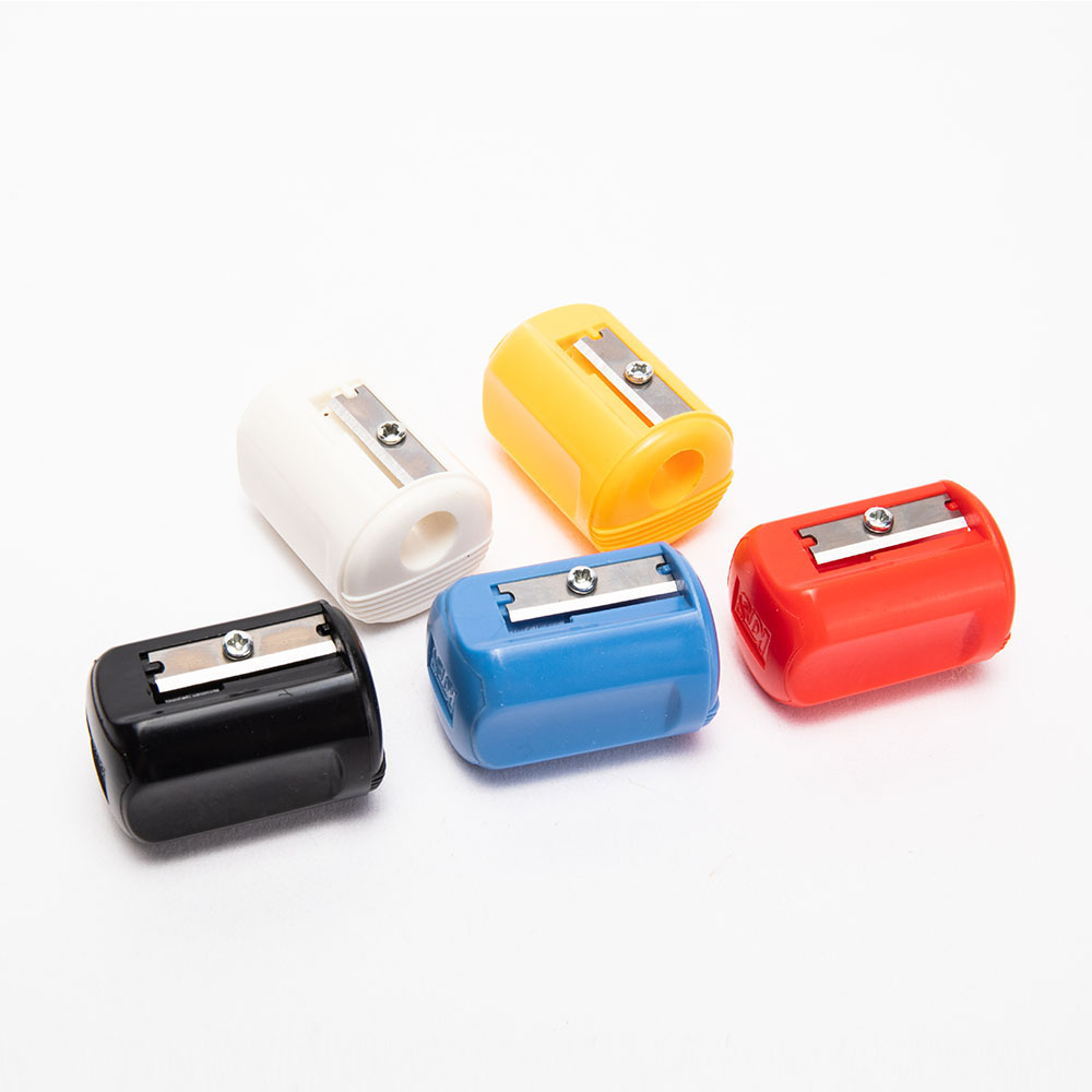 24mm Manual Yellow Pencil Sharpener Single Hole