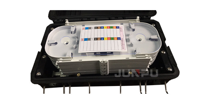 92 Core FTTH Fiber Optic Splice Closure Modified Polymer Plastic