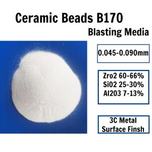 China 3C 700HV 85% Sphericity B170 Ceramic Blasting Media wholesale
