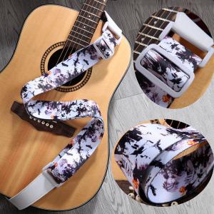 China Beautiful Personalized Guitar Straps For Women Polyester PU Leather Material wholesale