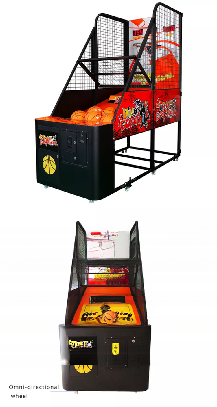 Dreamland Coin Operated Foldable Street Basketball Arcade Game Machine Basketball Shooting Machine