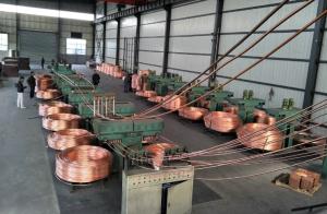 China Auto Upward Continuous Casting Machine Copper Brass Aluminum Tube Billet Wire wholesale