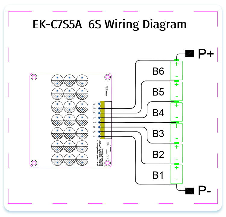 Lithium Balance Li-ion LiFePo4 BMS Battery Active Equalizer Balancer Board 7S 5A Active Balancer For Motorcycle