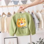 Children'S Apparel Cotton Children'S Clothing Cartoon Print Coat Toddler Animal