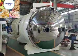 China 1000Kg Food Fruit Vacuum Freeze Drying Machine Within 133pa wholesale