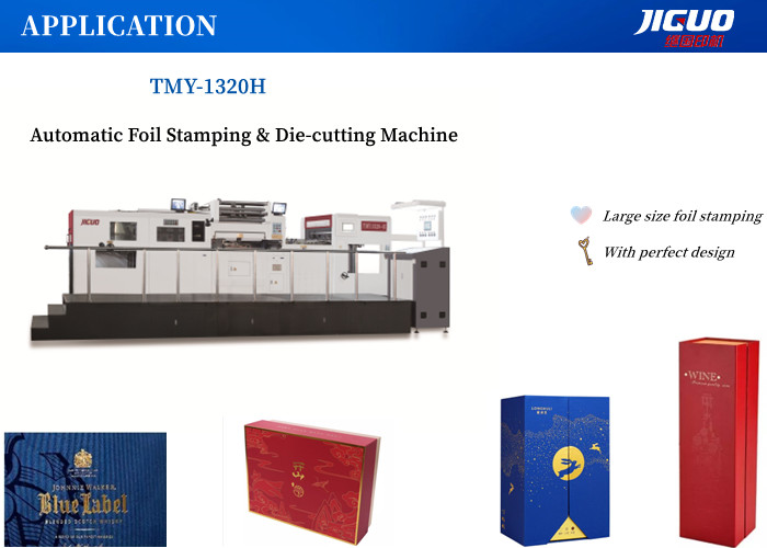 Large Format Automatic Hot Foil Stamping Machine Packaging Exquisite Gift Box Foil Stamping Machine