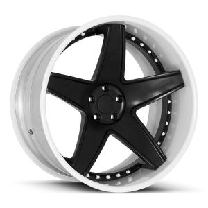 China Deep Dish Lip Wheels 5 Spoke Aluminum Custom Forged Wheels 2 Pieces Forged Alloy Wheels For Sports Car wholesale