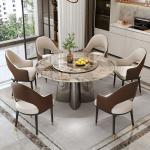 Durable Marble Top Dining Tables With Stainless Steel Legs - Wholesale