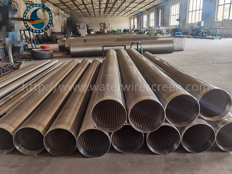 3m Length Ss Grade 304 Vee Wire Screen Pipe Infiltration Gallery At Intake Well