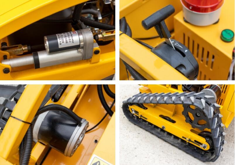 Intelligent Portable Electric Automatic Lawn Mower Crawler Power Saving HT750