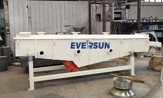 High Capacity Linear Vibrating Separator Vibrating Rock Screen For Sieving