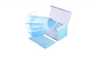 China Dust Free Disposable Earloop Face Mask , Disposable Pollution Mask 17.5x9.5cm wholesale